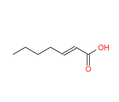 反-2-庚烯酸,2-Heptenoic acid, (2E)-