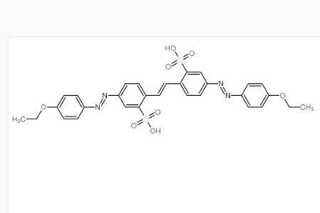 5-(4-乙氧基苯基)偶氮-2-[2-[4-(4-乙氧基苯基)偶氮-2-磺基苯基]乙烯基]苯磺酸,4,4'-bis[(4-ethoxyphenyl)azo]stilbene-2,2'-disulphonic acid