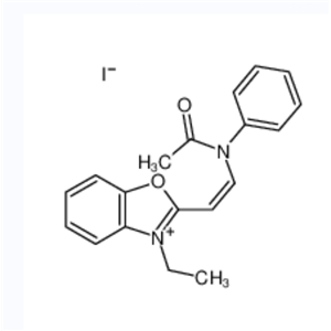 2-[2-(乙酰基苯基氨基)乙烯基]-3-乙基苯并恶唑鎓碘化物	