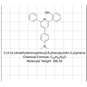 2-（4-（4-（二甲氨基）苯基）-6-苯基吡啶-2-基）苯酚,2-(4-(4-(dimethylamino)phenyl)-6-phenylpyridin-2-yl)phenol