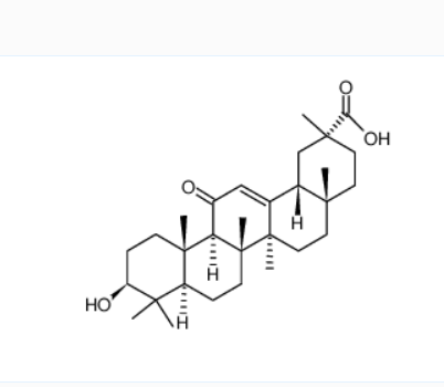 (3beta,20alpha)-3-羟基-11-氧代齐墩果-12-烯-29-酸,3β-hydroxy-11-oxo-olean-12-en-29-oic acid