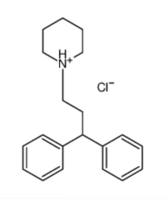 芬哌丙烷,1-(3,3-diphenylpropyl)piperidinium chloride