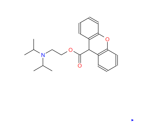 2-[(diisopropyl)amino]ethyl 9H-xanthene-9-carboxylate,2-[(diisopropyl)amino]ethyl 9H-xanthene-9-carboxylate