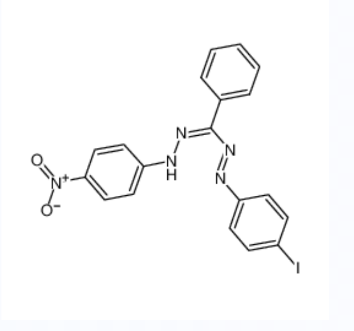 INT甲臢,N-(4-iodophenyl)imino-N'-(4-nitroanilino)benzenecarboximidamide