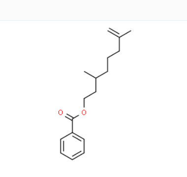 (-)-3,7-dimethyloct-7-enyl benzoate,(-)-3,7-dimethyloct-7-enyl benzoate