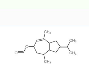1,2,3,3a,4,5,6,8a-八氫-2-異亞丙基-4,8-二甲基薁-6-基甲酸酯,1,2,3,3a,4,5,6,8a-octahydro-2-isopropylidene-4,8-dimethylazulen-6-yl formate