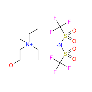 双(三氟甲基磺酰基)二酰亚胺二乙基甲基(2-甲氧基乙基)铵,N,N-DIETHYL-N-METHYL-N-(2-METHOXYETHYL)AMMONIUM BIS(TRIFLUOROMETHANE SULUFONYL)IMIDE