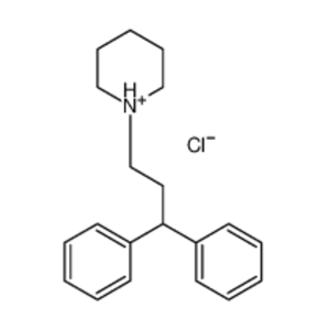 芬哌丙烷,1-(3,3-diphenylpropyl)piperidinium chloride