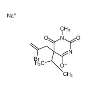 sodium,5-(2-bromoprop-2-enyl)-1-methyl-4,6-dioxo-5-propan-2-ylpyrimidin-2-olate,sodium,5-(2-bromoprop-2-enyl)-1-methyl-4,6-dioxo-5-propan-2-ylpyrimidin-2-olate