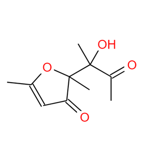 10410-20-5 2-(1-羟基-1-甲基-2-氧代丙基)-2,5-二甲基呋喃-3(2H)-酮