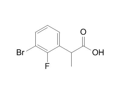 2-(3-Bromo-2-fluorophenyl)propanoic acid,2-(3-Bromo-2-fluorophenyl)propanoic acid