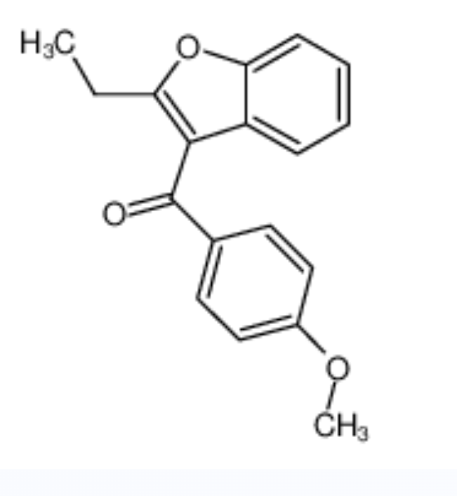 苯溴马隆相关杂质2,2-ethylbenzofuran-3-yl p-methoxyphenyl ketone