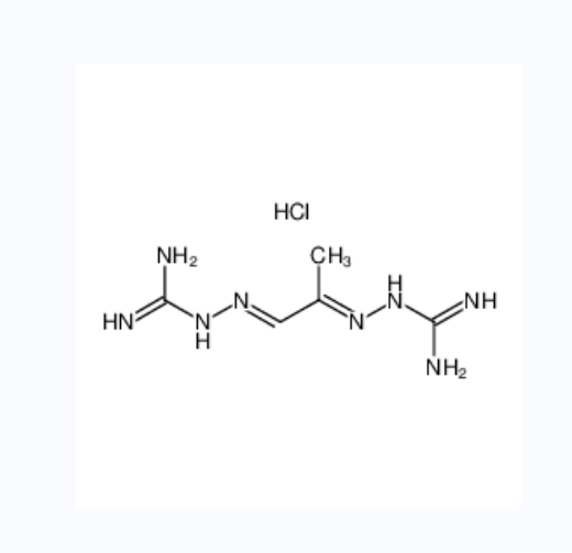 3,3'-(1-甲基乙烷-1,2-二亚基)二氨基胍二盐酸盐,mitoguazone hydrochloride