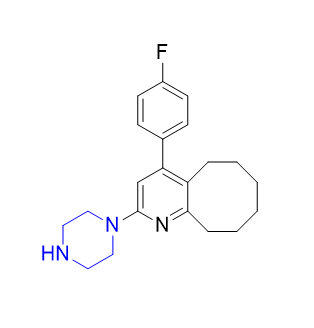 布南色林杂质01,4-(4-fluorophenyl)-2-(piperazin-1-yl)-5,6,7,8,9,10-hexahydrocycloocta[b]pyridine