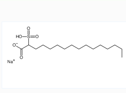 钠氢2-磺酸十六烷酸酯(1:1:1),sodium hydrogen sulphonatopalmitate