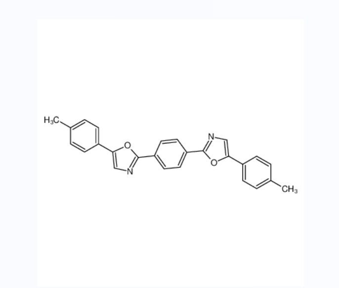 2,2'-(1,4-亚苯基)二[5-(4-甲基苯基)恶唑],5-(4-methylphenyl)-2-[4-[5-(4-methylphenyl)-1,3-oxazol-2-yl]phenyl]-1,3-oxazole