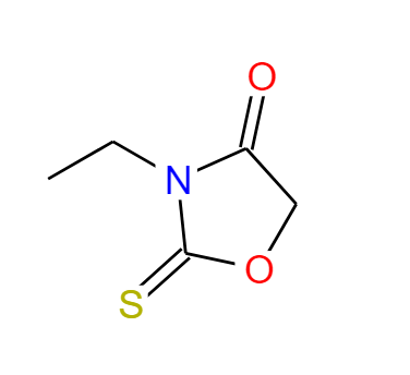 3-乙基-2-硫代-4-噁唑烷酮,3-ethyl-2-sulfanylidene-1,3-oxazolidin-4-one