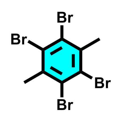 四溴對(duì)二甲苯;2,3,5,6-四溴-1,4-二甲基苯;2,3,5,6-四溴對(duì)二甲基苯;2,5-二甲基四溴苯;2,3,5,6-四溴對(duì)二甲苯,1,4-Dimethyl-2,3,5,6-tetrabromobenzene;3,6-Dimethyl-1,2,4,5-tetrabromobenzene, 2,3,5,6-Tetrabromo-p-xylene;2,3,5,6-tetrabroMo-para-xylene;2,3,5,6-TETRABROMO-P-XYLENE;2,3,5,6-TETRABROMO-1,4-DIMETHYLBEN