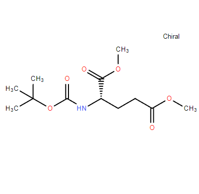 N-叔丁氧羰基-L-谷氨酸二甲酯,(R)-N-Boc-glutamic acid-1,5-dimethyl ester