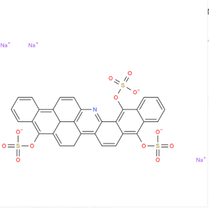 蒽并[2,1,9-MNA]萘并[2,3-H]吖啶-5,10,15-三醇三(硫酸氢)酯三钠盐