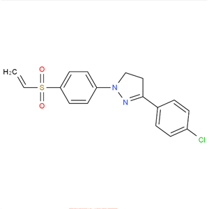 3-(4-氯苯基)-4,5-二氢-1-[4-(乙烯基磺酰基)苯基]-1H-吡唑