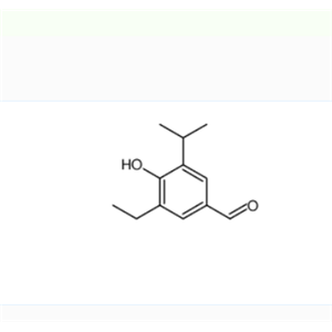 3-乙基-4-羟基-5-异丙基苯甲醛,3-ethyl-4-hydroxy-5-isopropylbenzaldehyde