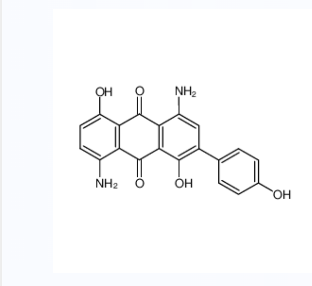 4,8-二氨基-1,5-二羟基-2-(4-羟基苯基)蒽醌,4,8-diamino-1,5-dihydroxy-2-(4-hydroxyphenyl)anthraquinone