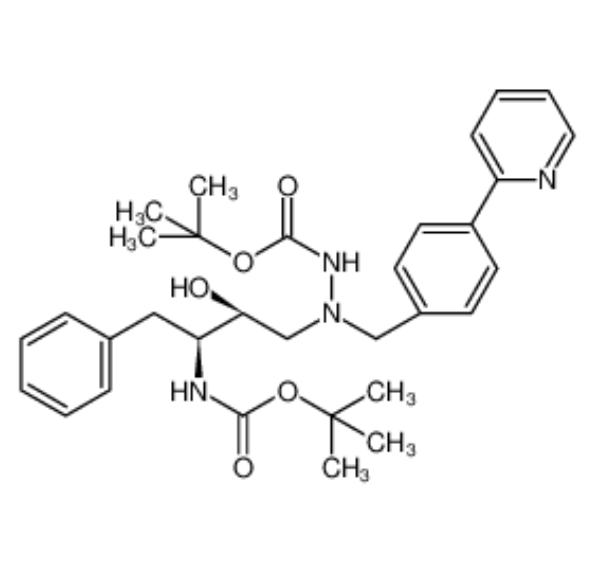 1-[4-(吡啶-2-基)苯基]-5(S)-2,5-雙[(叔丁基氧基羰基)-氨基]-4(S)-羥基l-6-苯基-2-氮雜己烷,Des-N-(methoxycarbonyl)-L-tert-leucineBis-BocAtazanavir