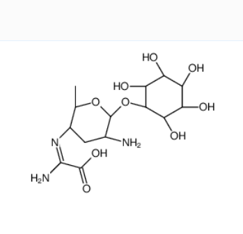 3-O-[2-氨基-4-[(羧亞氨基甲基)氨基]-2，3，4，6-四脫氧-α-D-阿拉伯糖基-己并吡喃糖基]-D-手性肌醇硫酸鹽,3-O-[2-amino-4-[(carboxyiminomethyl)amino]-2,3,4,6-tetradeoxy-α-D-arabino-hexopyranosyl]-D-chiro-inositol sulphate