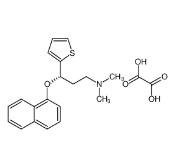 (S)-(+)-N,N-二甲基-3-(1-萘氧基)-3-(2-噻吩基)丙胺草酸盐,S-(+)-N,N-dimethyl-3-(1-naphthalenyloxy)-3-(2-thienyl)propanamine Oxalate