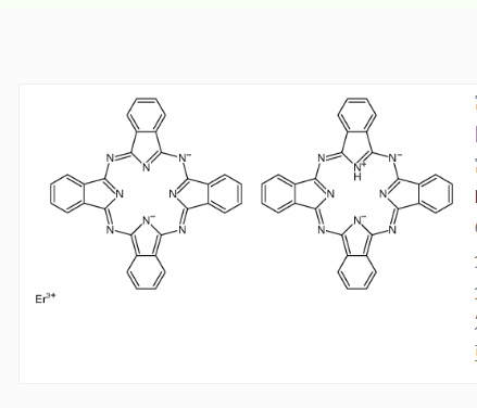 二[29H,31H-酞菁根]-氫鉺酸,hydrogen bis[29H,31H-phthalocyaninato(2-)-N29,N30,N31,N32]erbate(1-)