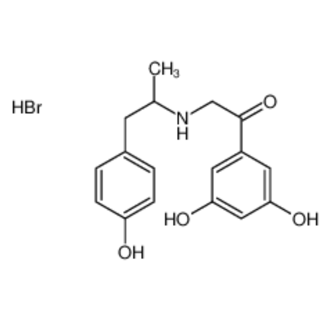 3',5'-二羥基-2-[[2-(對羥基苯基)-1-甲基乙基]氨基]苯乙酮氫溴酸鹽,1-(3,5-dihydroxyphenyl)-2-[[2-(4-hydroxyphenyl)-1-methylethyl]amino]ethan-1-one hydrobromide