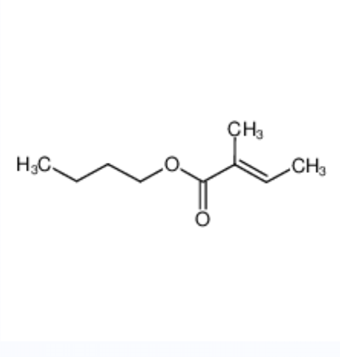 (E)-2-甲基-2-丁烯酸丁酯,Butyl (E)-2-methylbut-2-enoate