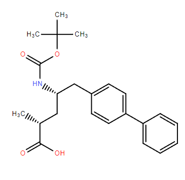 (2R,4S)-5-(联苯-4-基)-4-[(叔丁氧基羰基)氨基]-2-甲基戊酸,(2R,4S)-5-([1,1'-biphenyl]-4-yl)-4-((tert-butoxycarbonyl)aMino)-2-Methylpentanoic acid