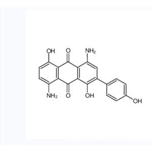 4,8-二氨基-1,5-二羟基-2-(4-羟基苯基)蒽醌,4,8-diamino-1,5-dihydroxy-2-(4-hydroxyphenyl)anthraquinone