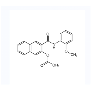色酚AS-OL醋酸盐,[3-[(2-methoxyphenyl)carbamoyl]naphthalen-2-yl] acetate