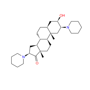 雄甾-3-羟基-2,16-双哌啶基-17-酮,Androstan-17-one, 3-hydroxy-2,16-di-1-piperidinyl-,(2,3,5,16)-(9CI)