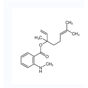 1,5-二甲基-1-乙烯基-4-己烯基2-(甲基氨基)苯甲酸酯	