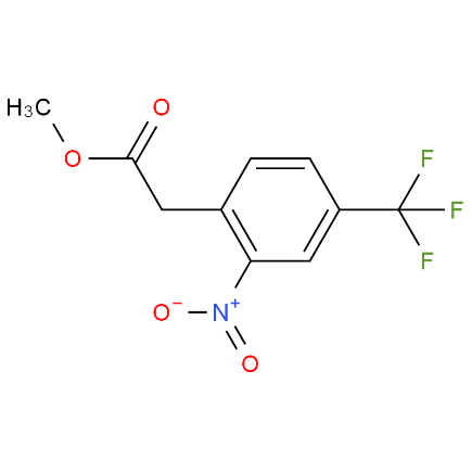 (2-硝基-4-三氟甲基苯基)乙酸甲酯,methyl (2-nitro-4-trifluorobenzyl)acetate