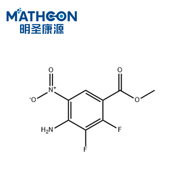 4-胺基-2,3-二氟-5-硝基-苯甲酸甲酯,METHYL 4-AMINO-2,3-DIFLUORO-5-NITROBENZOATE