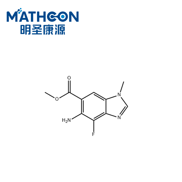 6-胺基-7-氟-3-甲基-3/i-苯并咪唑-5-甲酸甲酯,Methyl 5-aMino-4-fluoro-1-Methyl-1H-benzo[d]iMidazole-6-carboxylate