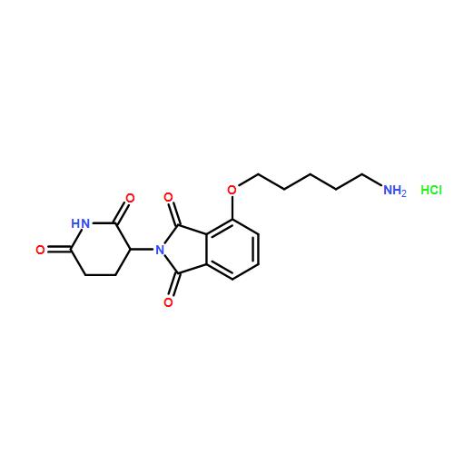 4-((5-aminopentyl)oxy)-2-(2,6-dioxopiperidin-3-yl)isoindoline-1,3-dione hydrochloride