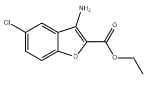 乙基 3-氨基-5-氯-1-苯并呋喃-2-羧酸,ethyl 3-aMino-5-chloro-1-benzofuran-2-carboxylate