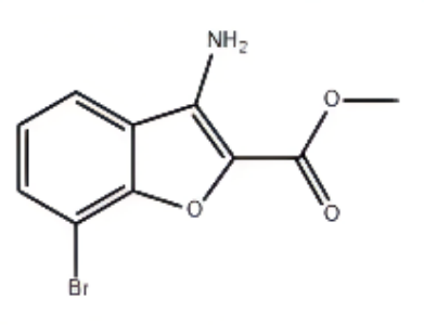 2-Benzofurancarboxylic acid, 3-amino-7-bromo-, methyl ester