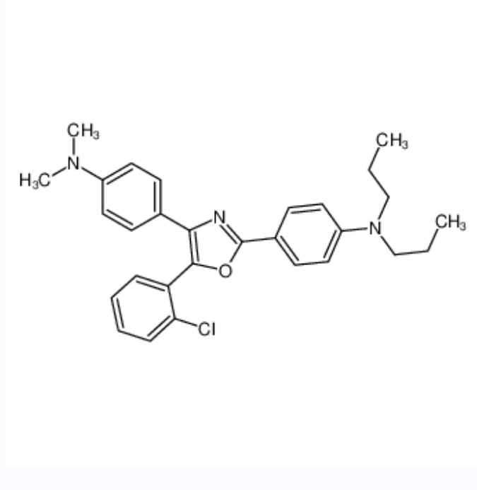 4-(4-(2-氯苯基)噁唑-2-基)苯胺,4-[5-(2-chlorophenyl)-2-[4-(dipropylamino)phenyl]-1,3-oxazol-4-yl]-N,N-dimethylaniline