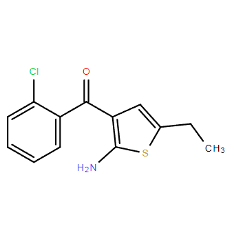 2-氨基-3-(2-氯苯甲酰)-5-乙基噻吩,2-AMino-3-(2-chlorobenzoyl)-5-ethylthiophene