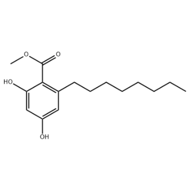 2,4-二羟基-6-辛基-苯甲酸甲酯,Methyl 2,4-dihydroxy-6-octylbenzoate