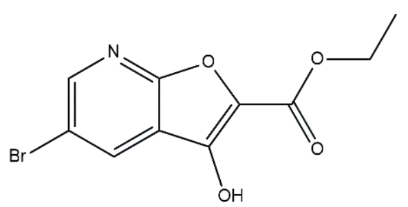 ethyl 5-bromo-3-hydroxyfuro[2,3-b]pyridine-2-carboxylate