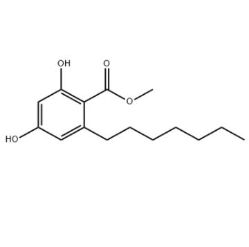 2,4-二羥基-6-庚基-苯甲酸甲酯,methyl 2-heptyl-4,6-dihydroxybenzoate