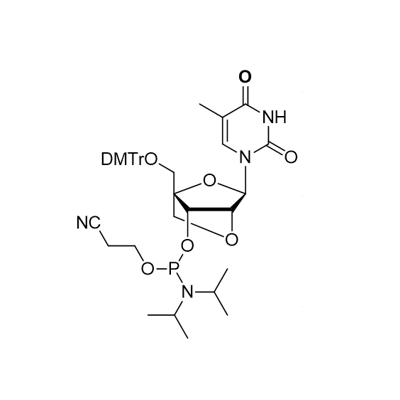 LNA-T phosphoramidite,5'-O-(4, 4'-dimethoxytrityl)-2'-O-4'-C-Locked-thymidine-3'-cyanoethyl Phosphoramidite